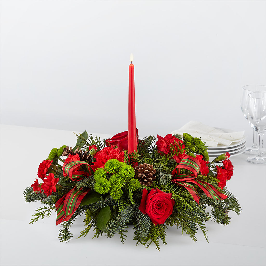 By the Candlelight Centerpiece – KIEFER'S FLORIST, Coshocton OH