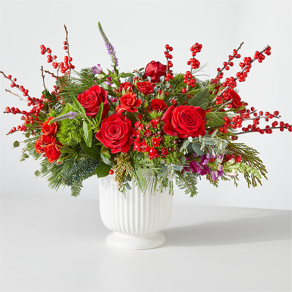 Big Red Bow Bouquet – KIEFER'S FLORIST, Coshocton OH