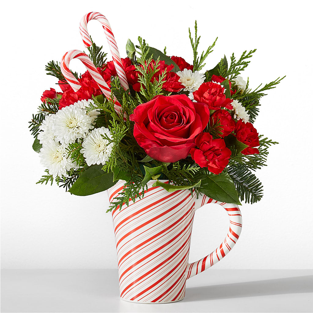 Peppermint Swirl Mug – KIEFER'S FLORIST, Coshocton OH