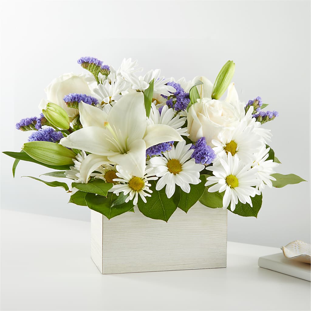 Beyond Blue Box Bouquet – KIEFER'S FLORIST, Coshocton OH