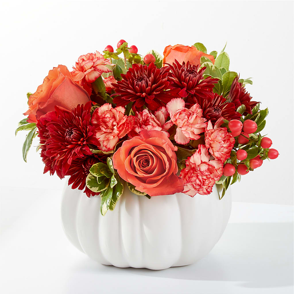 Autumn Air Pumpkin Bouquet – KIEFER'S FLORIST, Coshocton OH