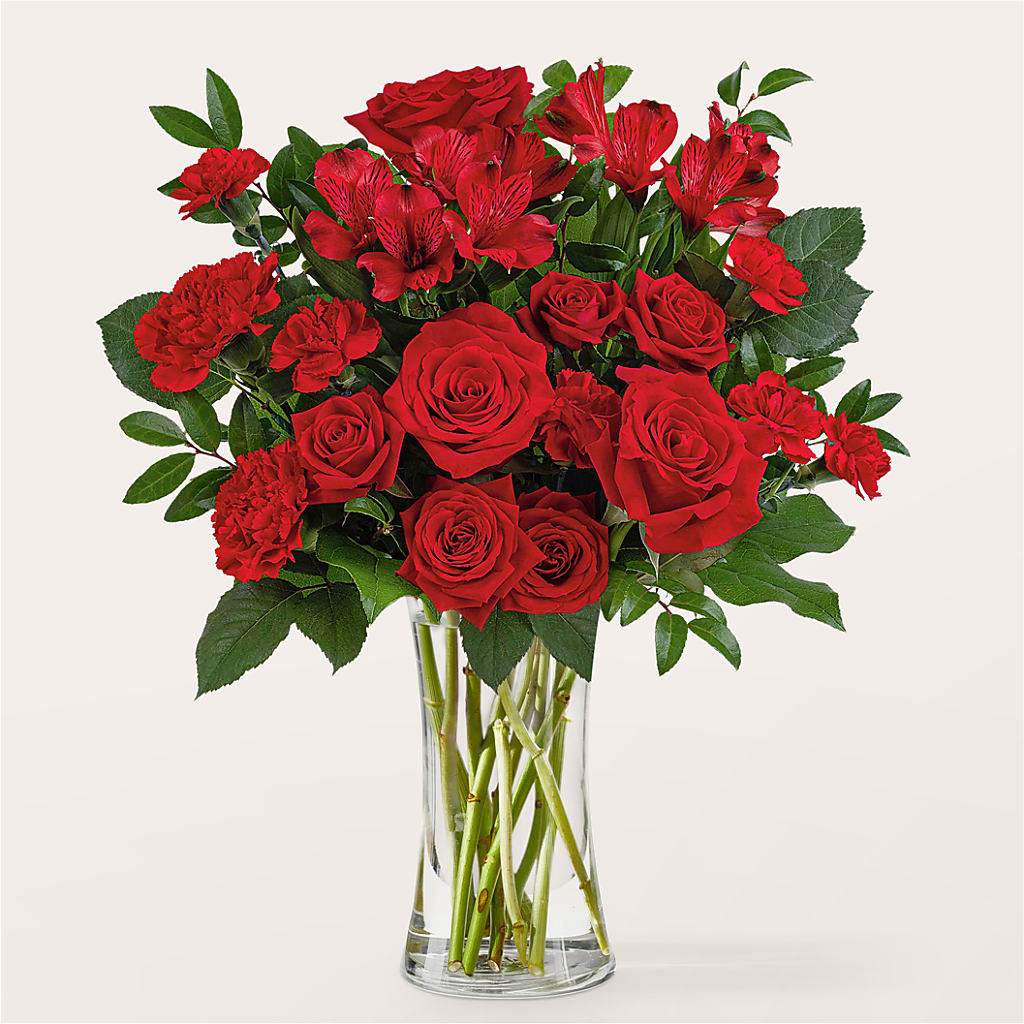 Brilliant Ruby Bouquet – KIEFER'S FLORIST, Coshocton OH
