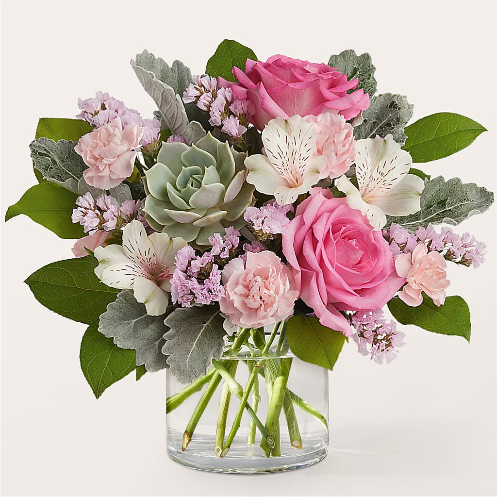 Dusty Rose Bouquet – KIEFER'S FLORIST, Coshocton OH
