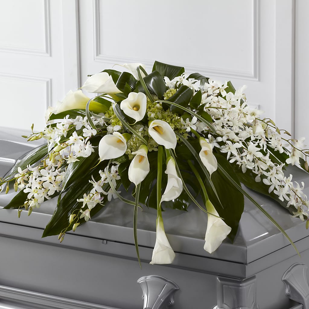 Angel Wings Casket Spray – KIEFER'S FLORIST, Coshocton OH