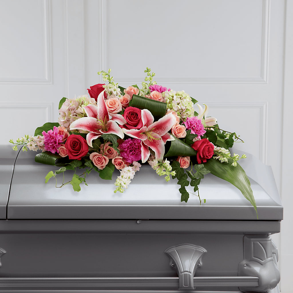 Splendid Grace Casket Spray – KIEFER'S FLORIST, Coshocton OH