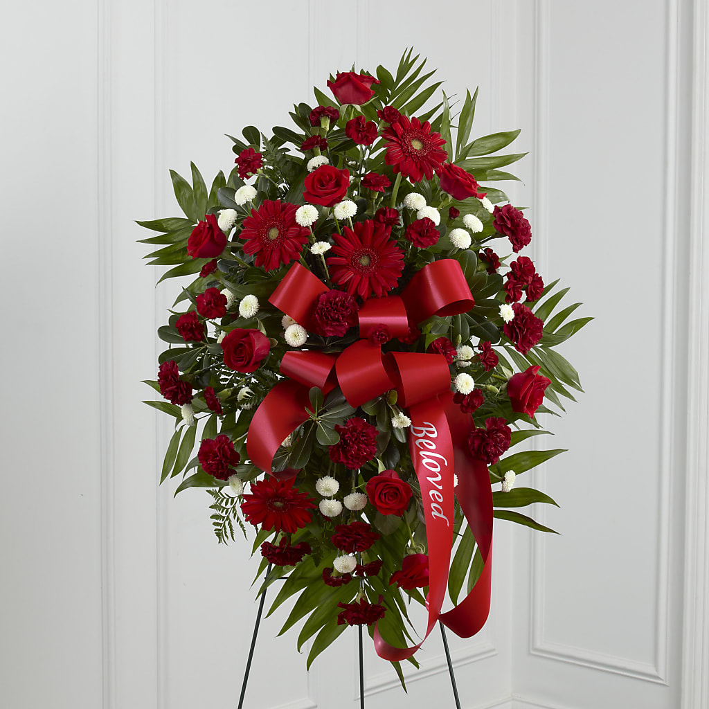 Treasured Memories Standing Spray – KIEFER'S FLORIST, Coshocton OH