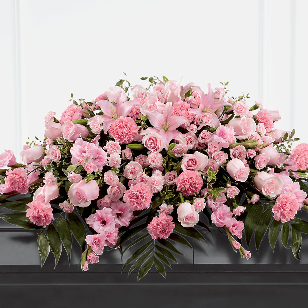 Garden of Comfort Casket Spray (Standard) – KIEFER'S FLORIST, Coshocton OH