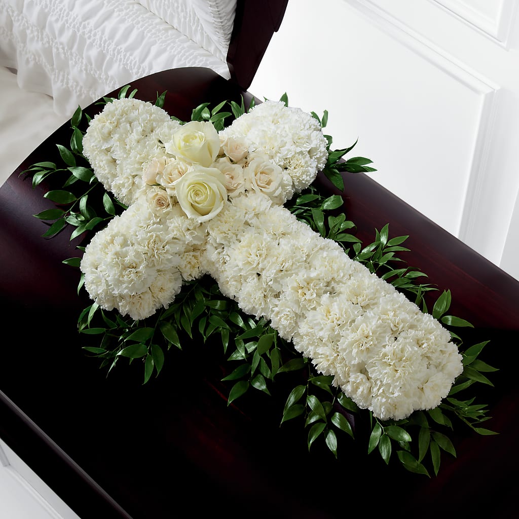 Peaceful Memories Casket Spray (Standard) – KIEFER'S FLORIST, Coshocton OH