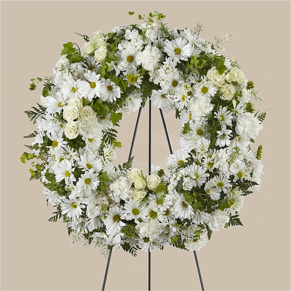 Faithful Wishes Wreath – KIEFER'S FLORIST, Coshocton OH