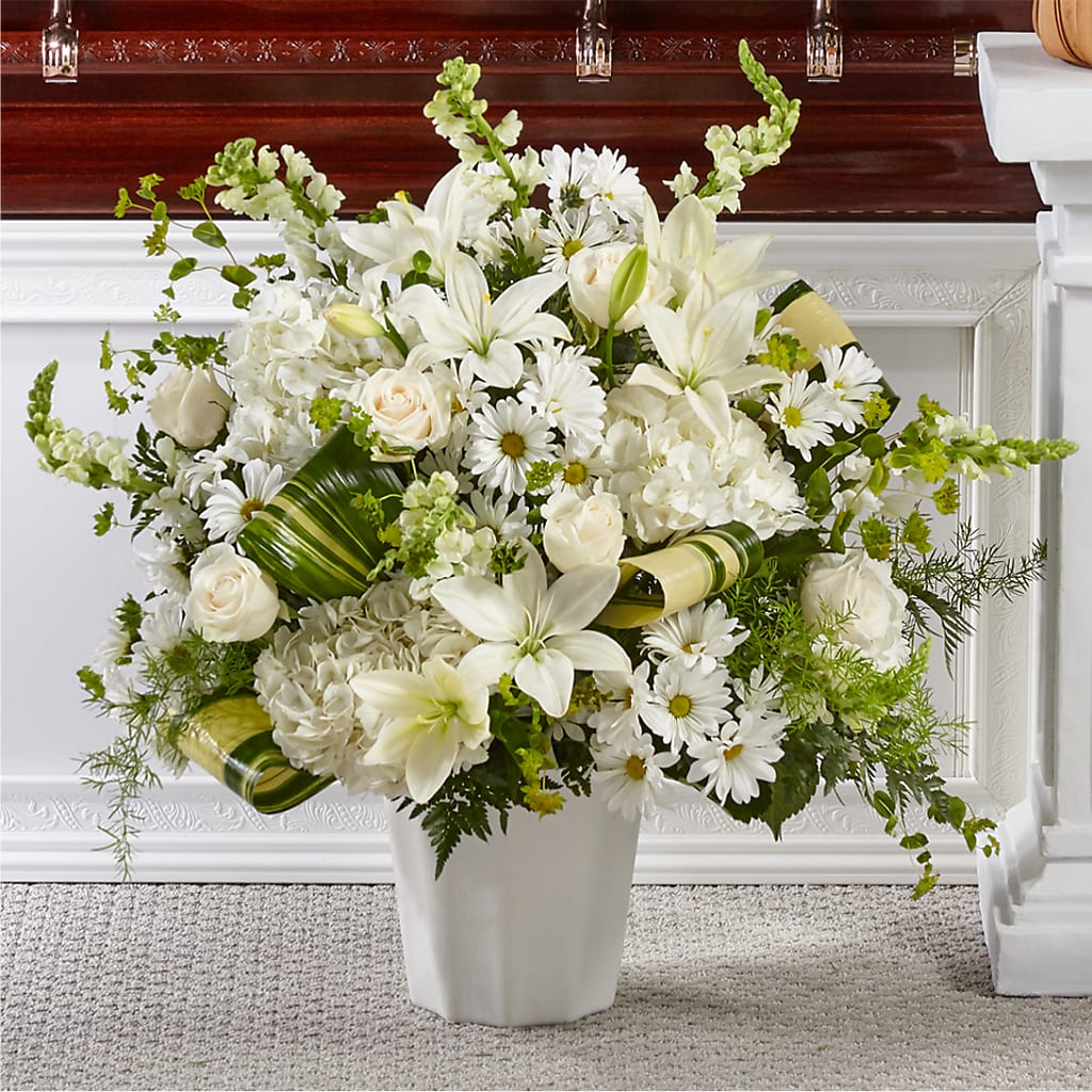 Thoughts of Tranquility Floor Basket – KIEFER'S FLORIST, Coshocton OH