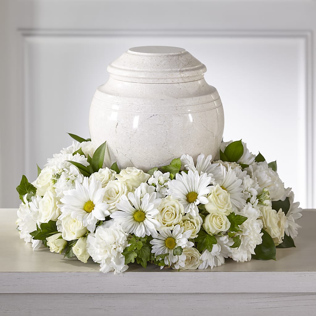 Ivory Gardens Cremation Adornment – KIEFER'S FLORIST, Coshocton OH