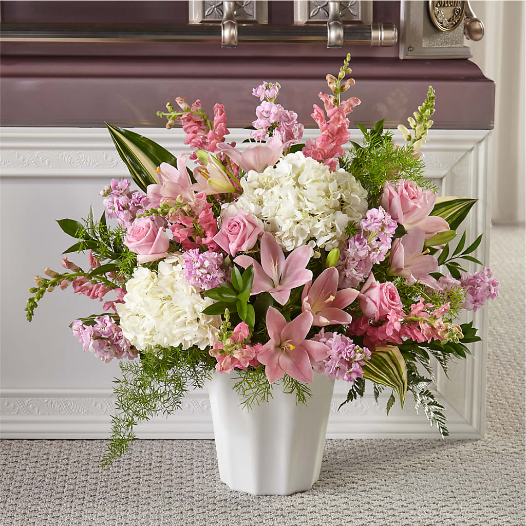 Simply Serene Floor Basket – KIEFER'S FLORIST, Coshocton OH