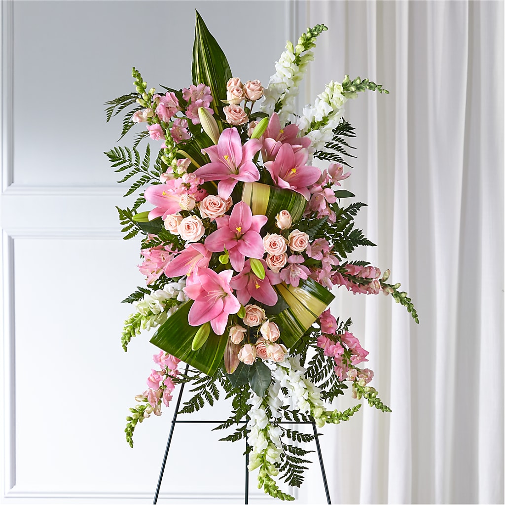 Elegant Embrace Standing Spray – KIEFER'S FLORIST, Coshocton OH