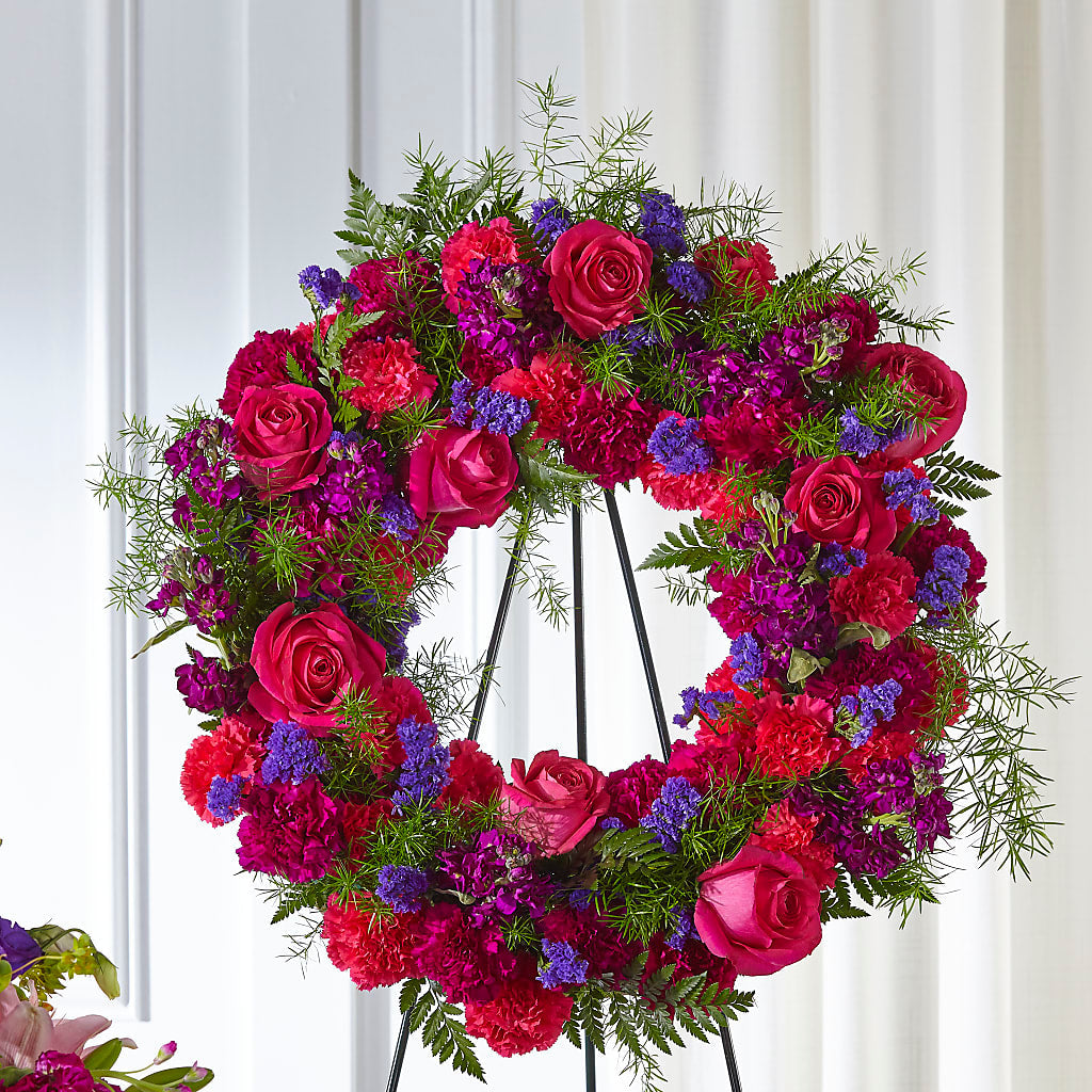 Calming Colors Wreath – KIEFER'S FLORIST, Coshocton OH