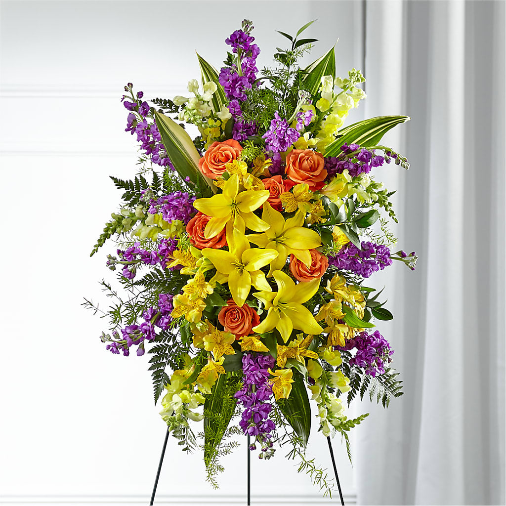 Thoughtful Prayers Standing Spray – KIEFER'S FLORIST, Coshocton OH