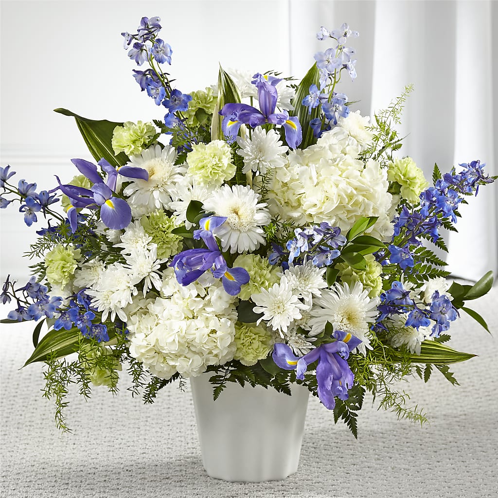 Soft Serenity Floor Basket – KIEFER'S FLORIST, Coshocton OH
