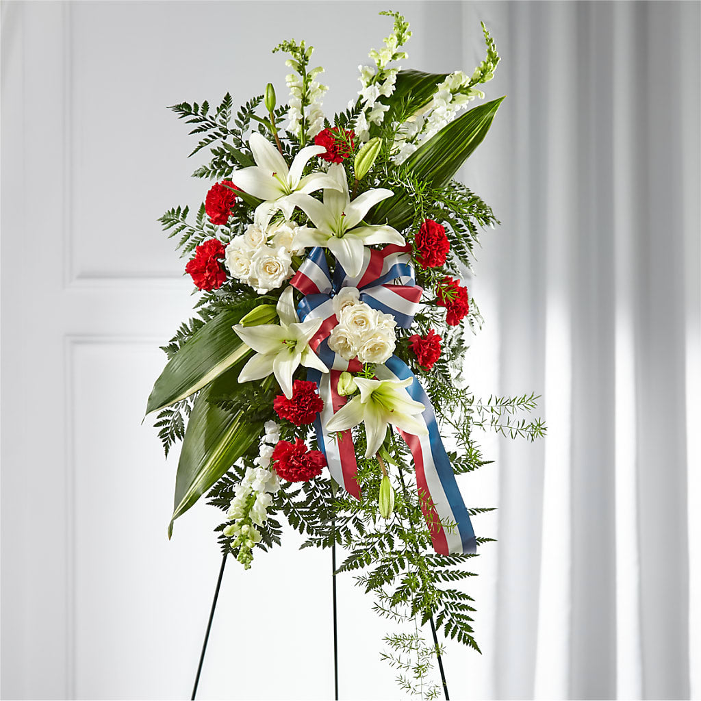 Stars of Life Standing Spray – KIEFER'S FLORIST, Coshocton OH