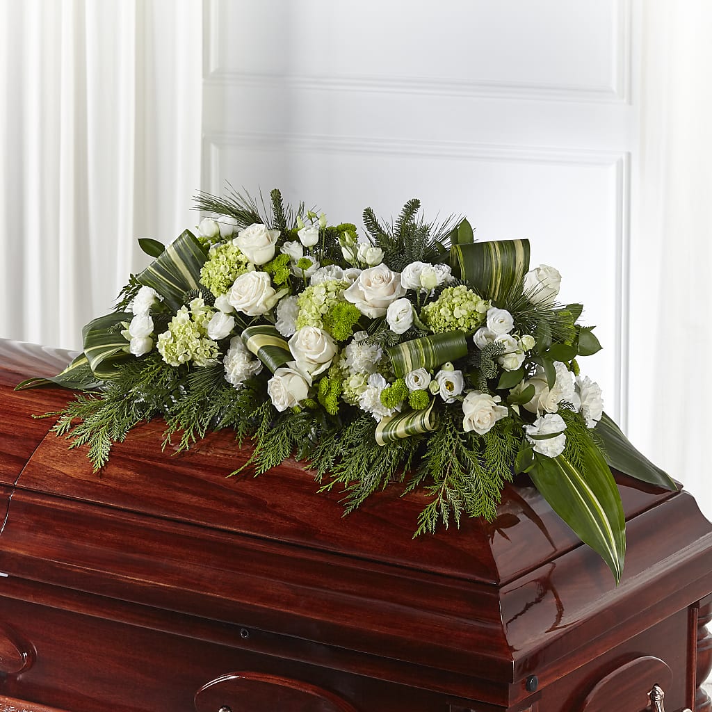 Hopeful Gesture Casket Spray – KIEFER'S FLORIST, Coshocton OH