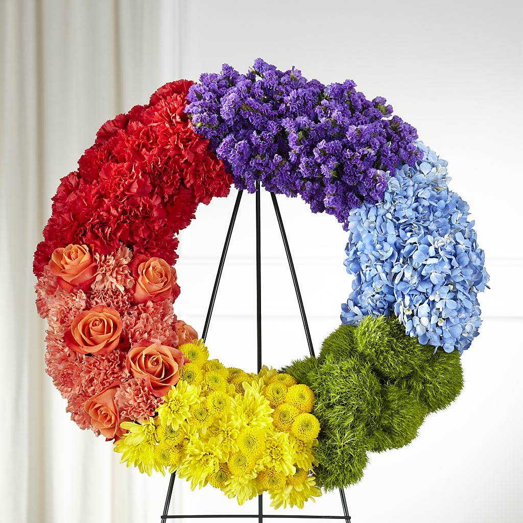 Circle of Love Wreath – KIEFER'S FLORIST, Coshocton OH
