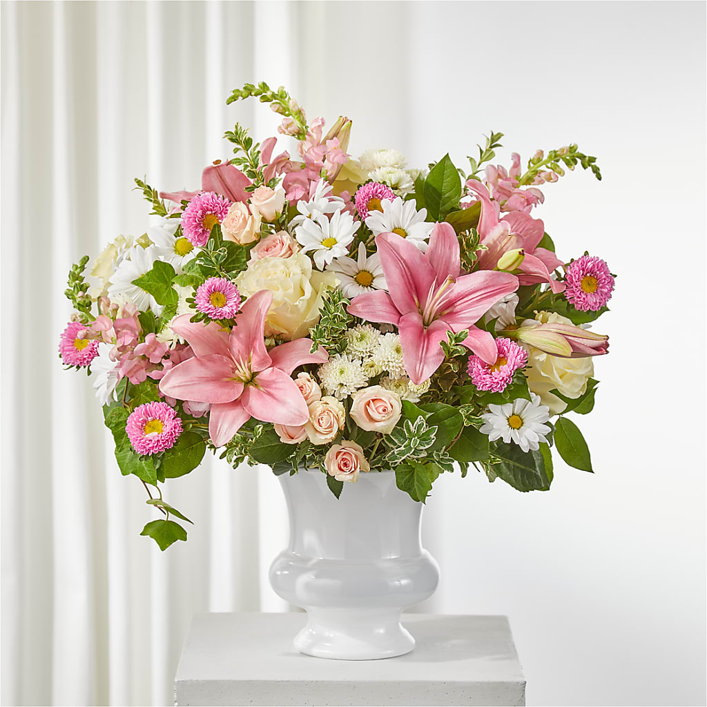 Empathetic Blooms Urn Arrangement – KIEFER'S FLORIST, Coshocton OH