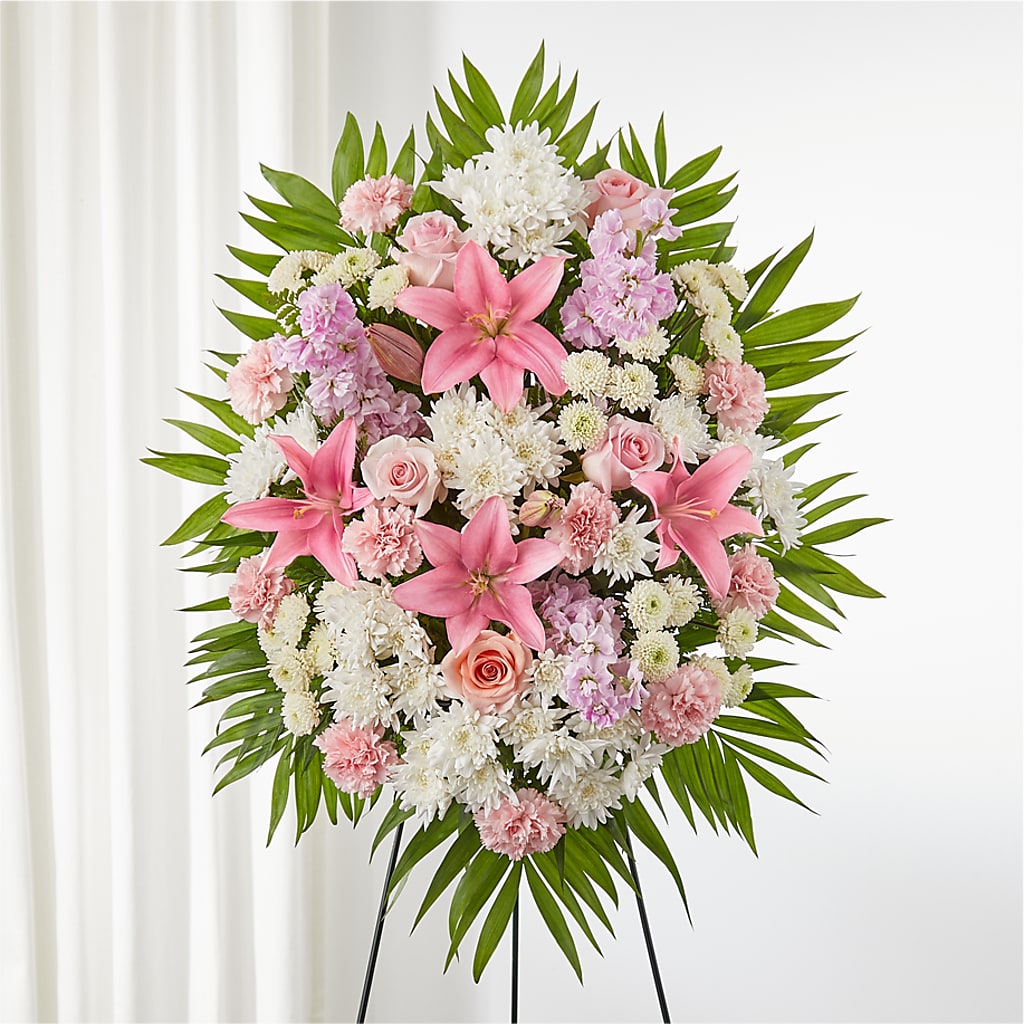 Offering Solace Standing Spray – KIEFER'S FLORIST, Coshocton OH