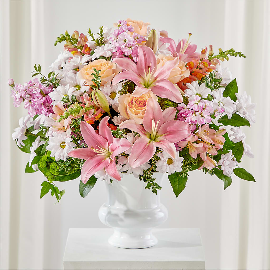 Heartfelt Gesture Urn Arrangement – KIEFER'S FLORIST, Coshocton OH