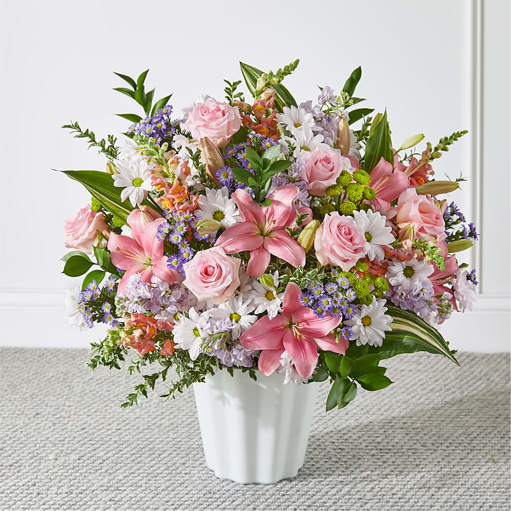 Abundant Compassion Floor Basket – KIEFER'S FLORIST, Coshocton OH