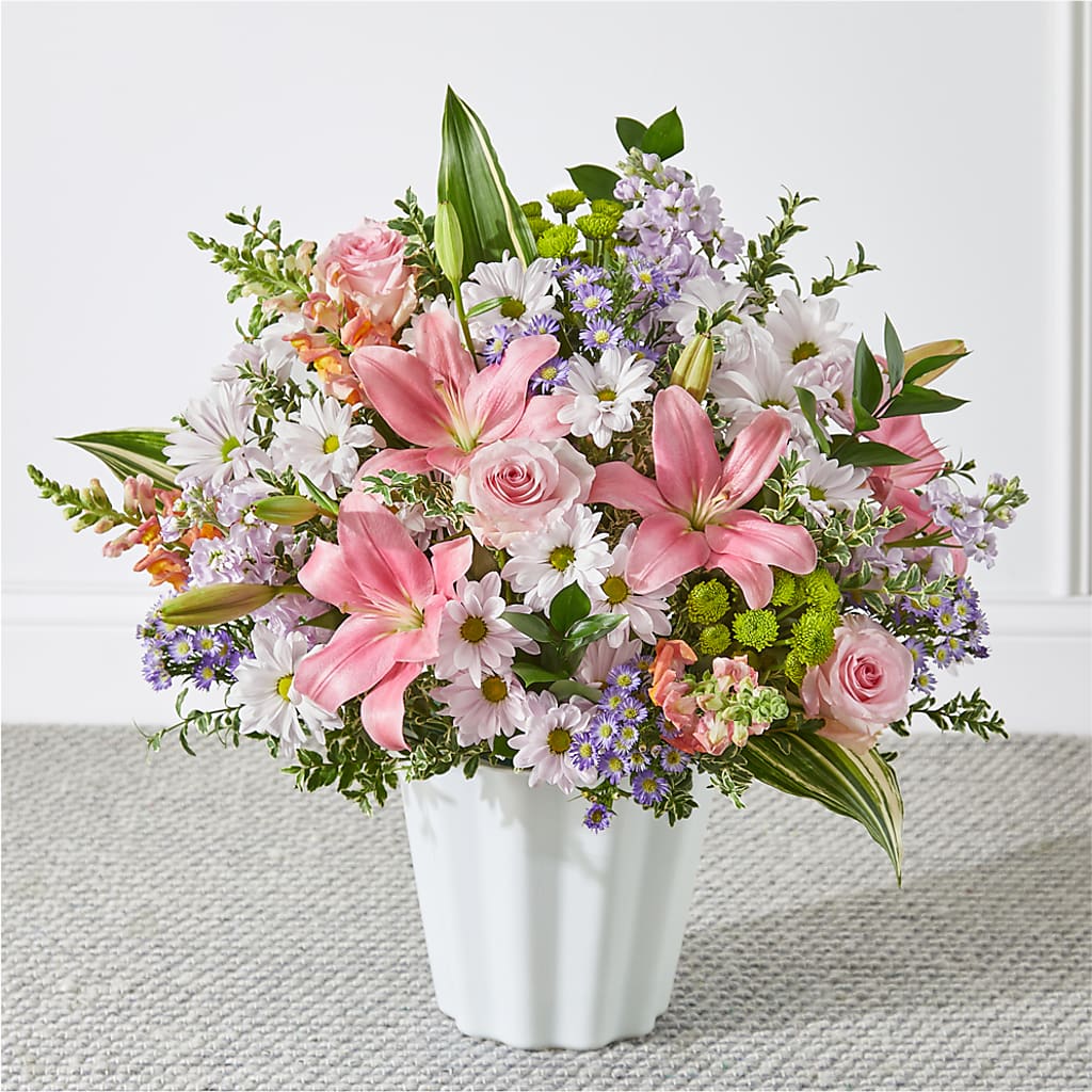 Abundant Compassion Floor Basket – KIEFER'S FLORIST, Coshocton OH