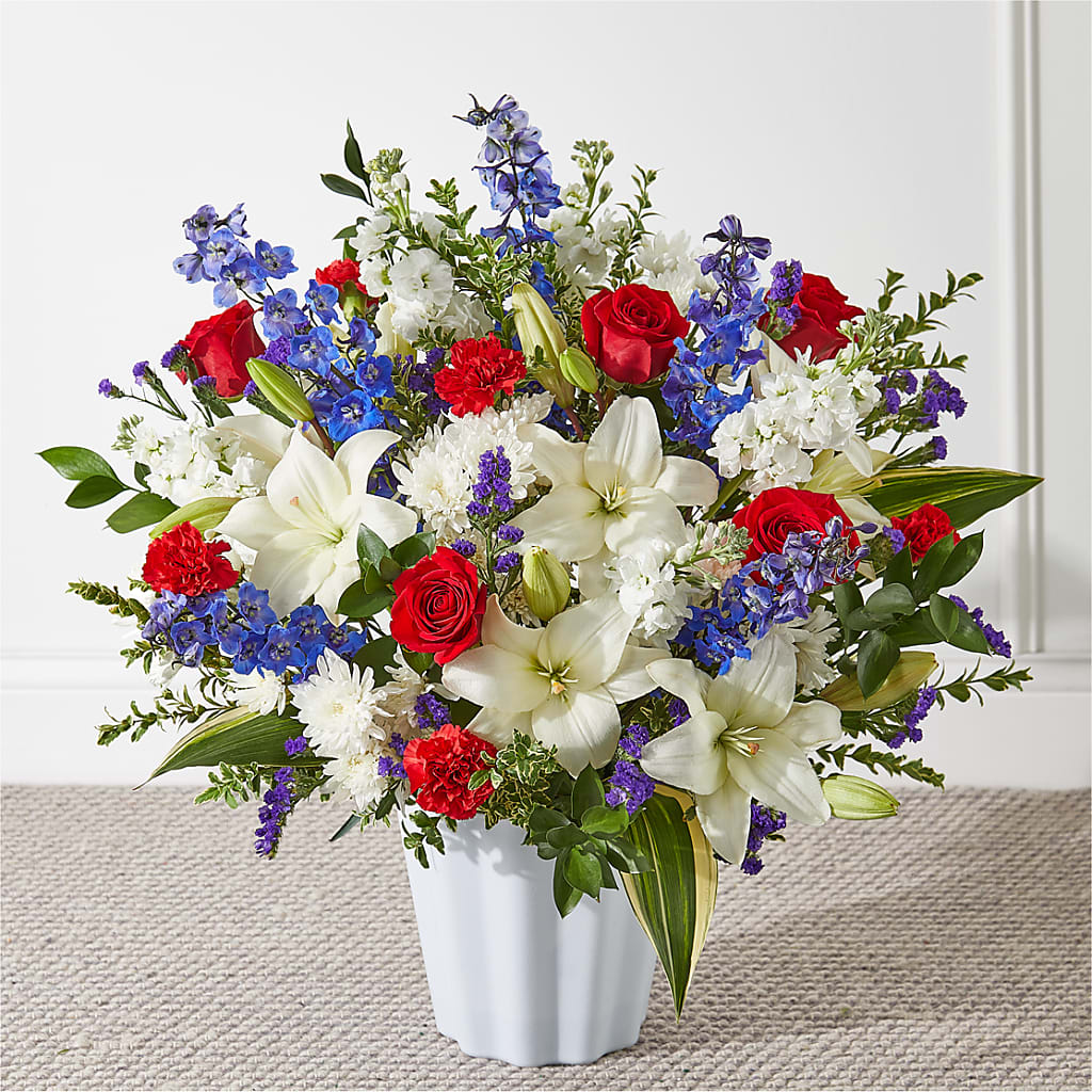 Consoled Floor Basket – KIEFER'S FLORIST, Coshocton OH