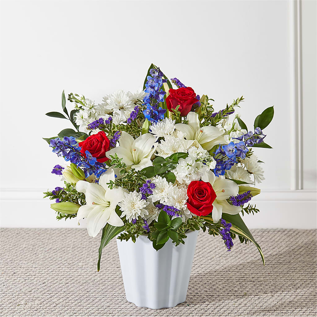 Consoled Floor Basket – KIEFER'S FLORIST, Coshocton OH