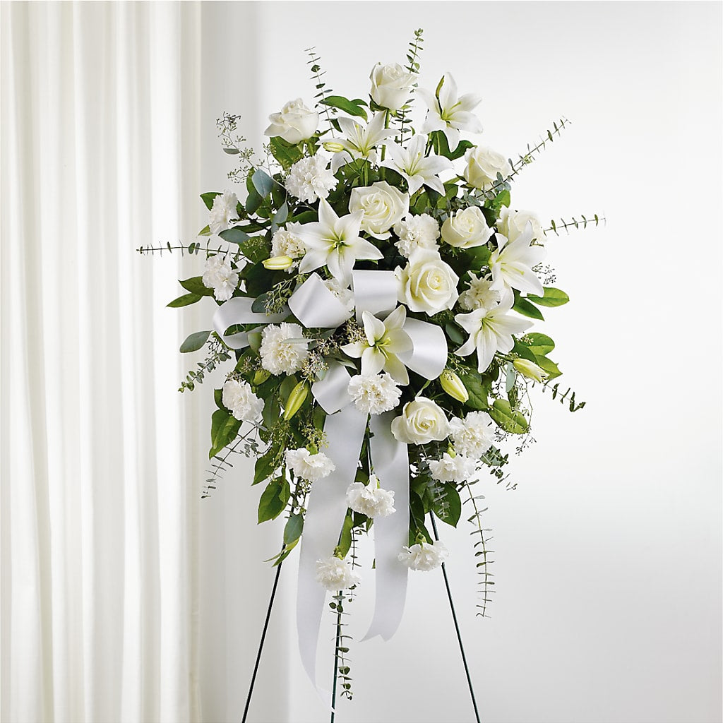 With Care Standing Spray – KIEFER'S FLORIST, Coshocton OH