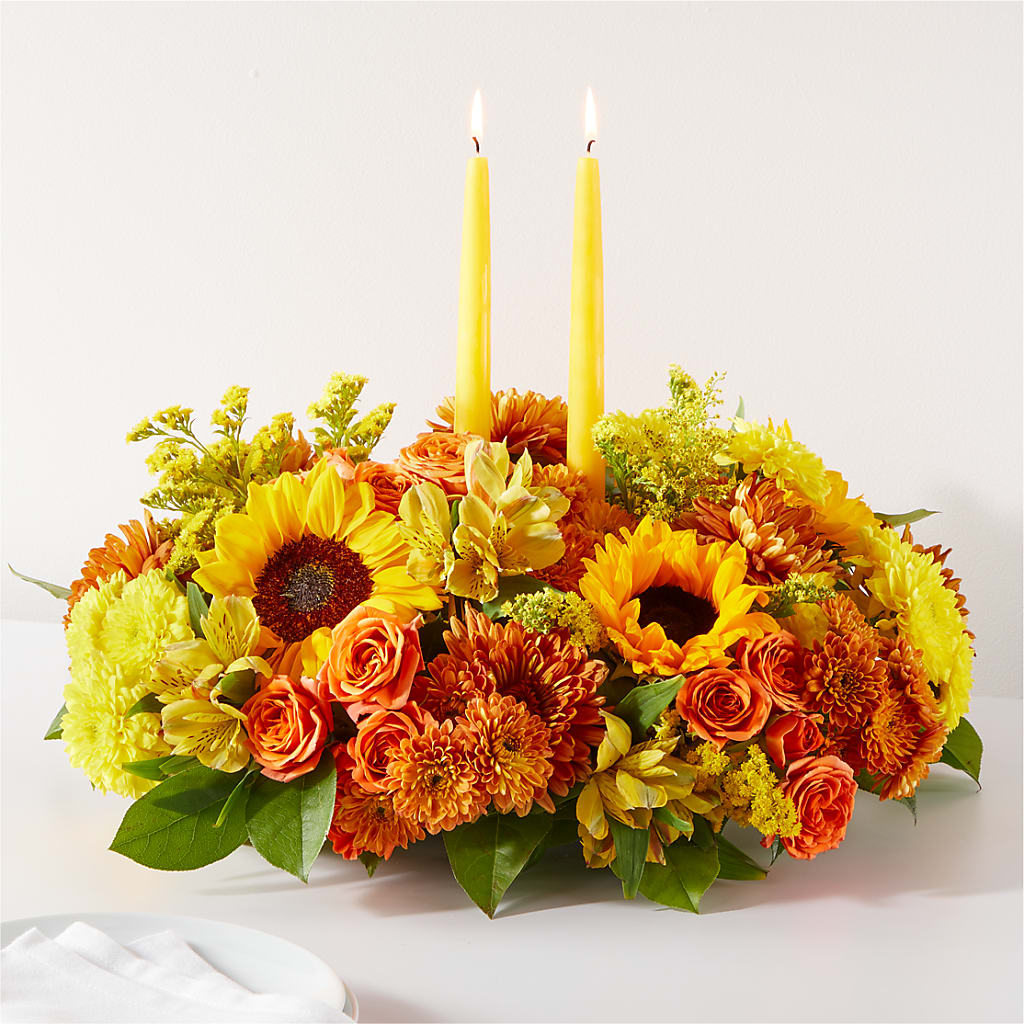 Autumn Harmony Centerpiece – KIEFER'S FLORIST, Coshocton OH