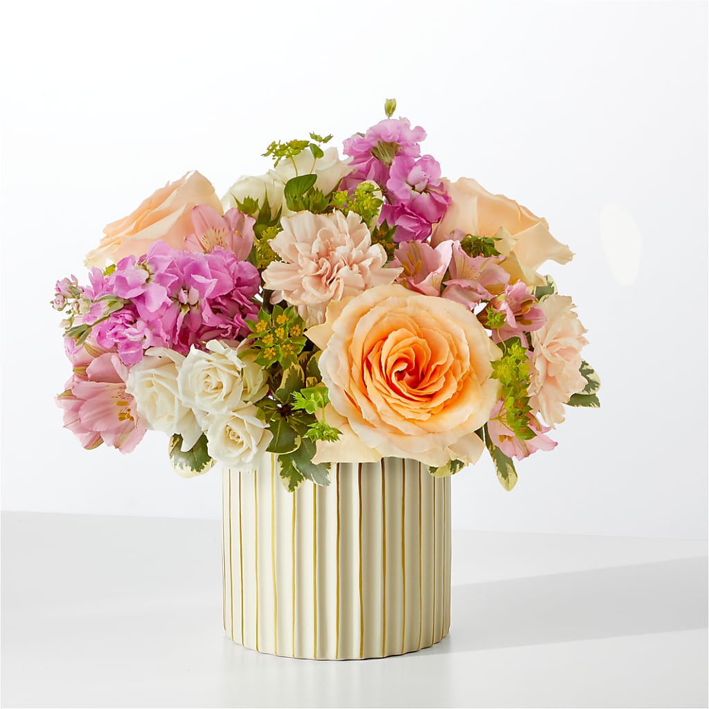 Paradise Bouquet with Ivory Vase – KIEFER'S FLORIST, Coshocton OH