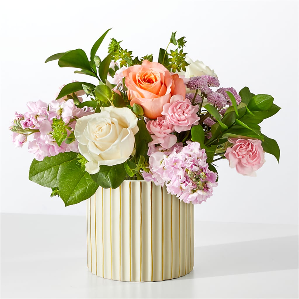 French Market Bouquet with Ivory Vase – KIEFER'S FLORIST, Coshocton OH