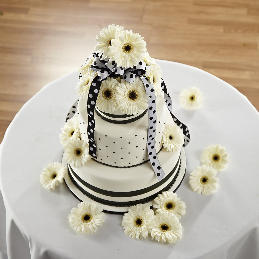 Simple Sophistication Cake Décor – KIEFER'S FLORIST, Coshocton OH