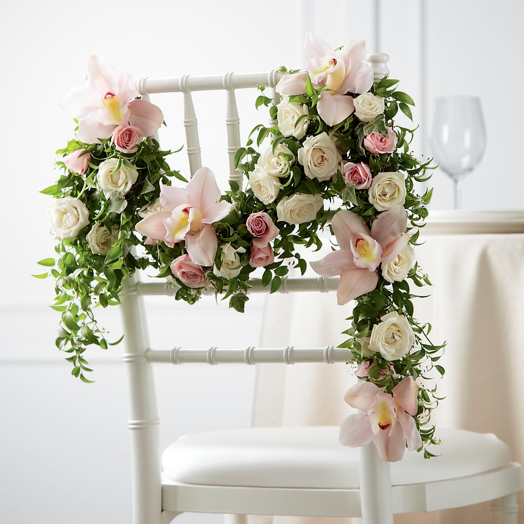 Orchid Rose Chair Décor – KIEFER'S FLORIST, Coshocton OH