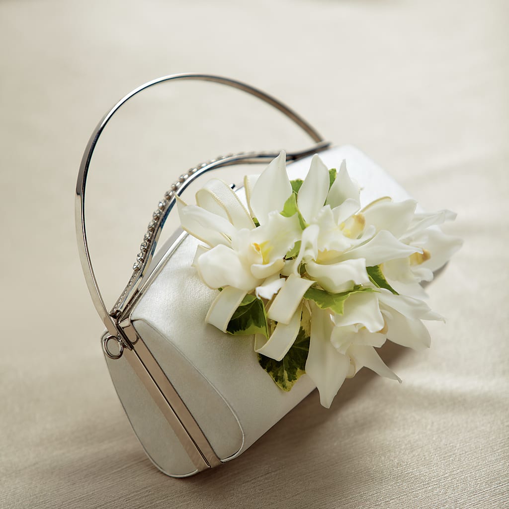 White Purse Decor – KIEFER'S FLORIST, Coshocton OH