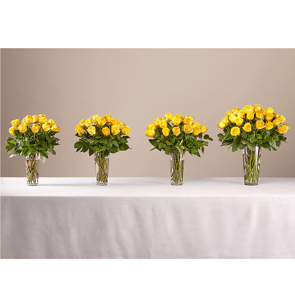 Long Stem Yellow Rose Bouquet – KIEFER'S FLORIST, Coshocton OH