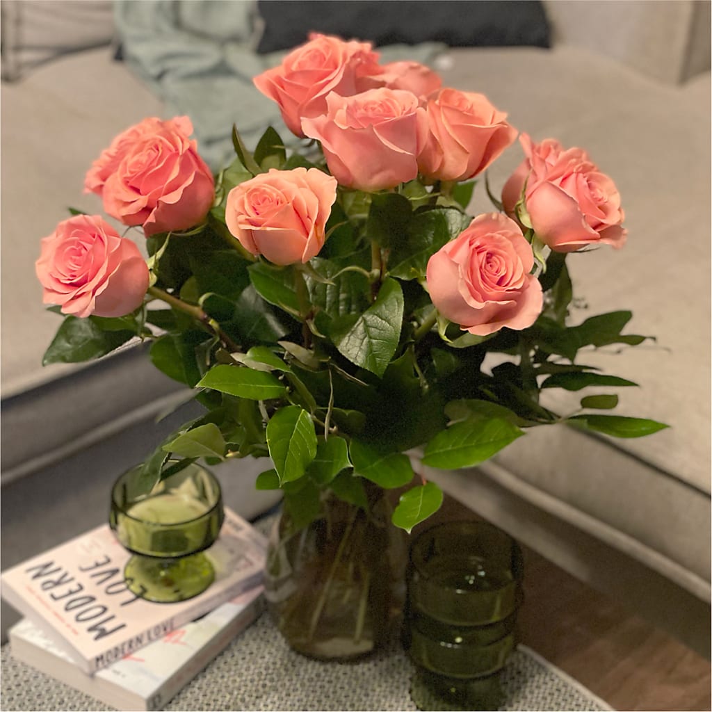 Long Stem Pink Rose Bouquet – KIEFER'S FLORIST, Coshocton OH