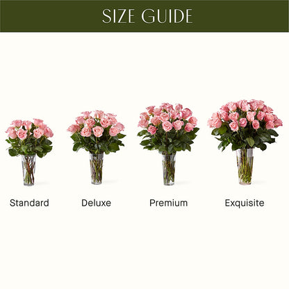 Long Stem Pink Rose Bouquet – KIEFER'S FLORIST, Coshocton OH