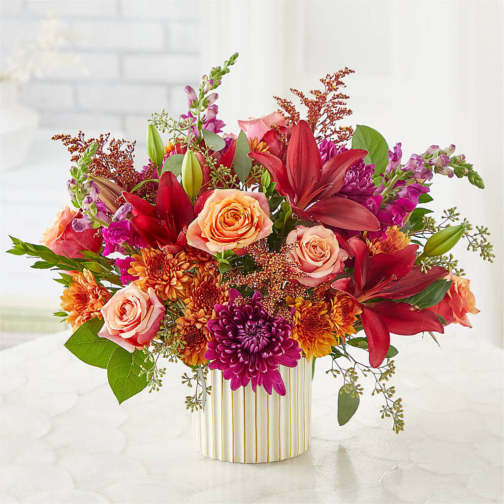 Burgundy Landscape Bouquet – KIEFER'S FLORIST, Coshocton OH