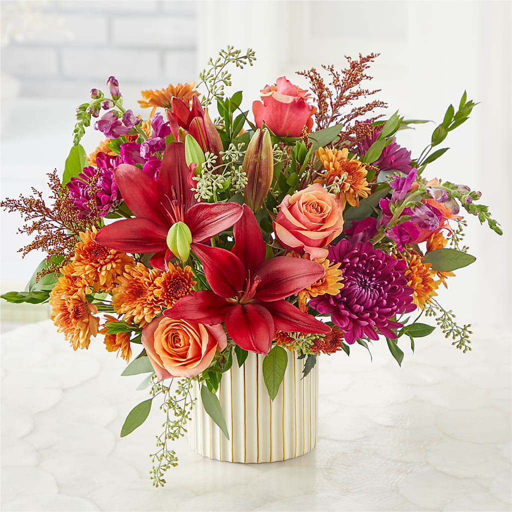 Burgundy Landscape Bouquet – KIEFER'S FLORIST, Coshocton OH