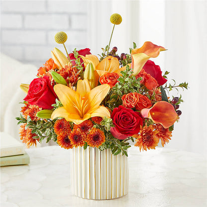 Scarlet Skies Bouquet – KIEFER'S FLORIST, Coshocton OH