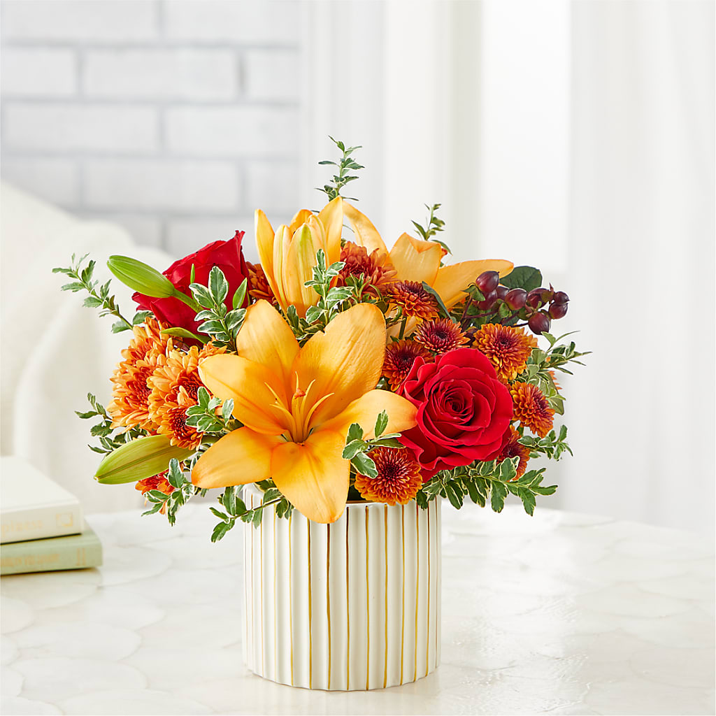 Scarlet Skies Bouquet – KIEFER'S FLORIST, Coshocton OH