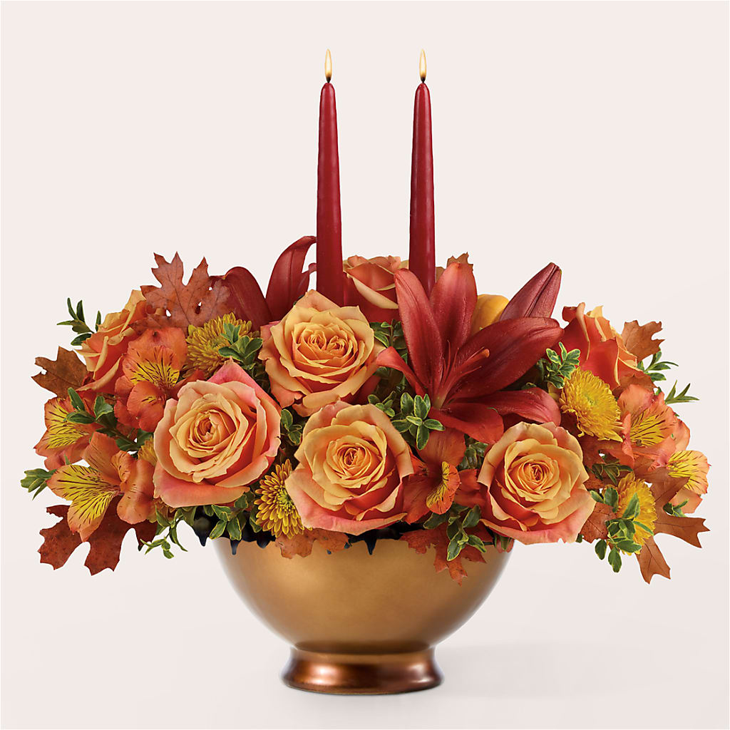 Harvest Table Centerpiece – KIEFER'S FLORIST, Coshocton OH