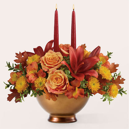 Harvest Table Centerpiece – KIEFER'S FLORIST, Coshocton OH