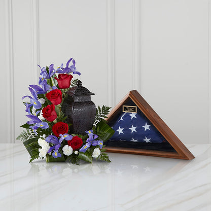 Patriotic Tribute Arrangement – KIEFER'S FLORIST, Coshocton OH