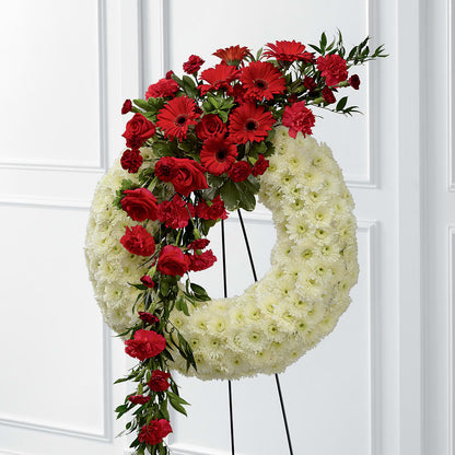 Graceful Tribute Wreath – KIEFER'S FLORIST, Coshocton OH