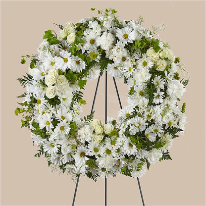 Faithful Wishes Wreath – KIEFER'S FLORIST, Coshocton OH