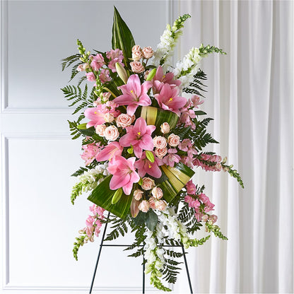 Elegant Embrace Standing Spray – KIEFER'S FLORIST, Coshocton OH